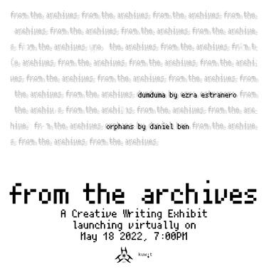 from the archives: A Creative Writing Exhibit